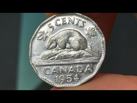 1954 Canada 5 Cent Coin • Values, Information, Mintage, History, and More