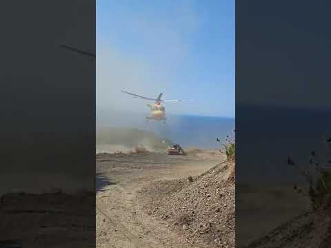 Elisoccorso Pegaso 3 recupera un ferito nelle miniere di Capoliveri