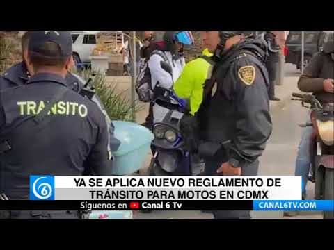 Video: Ya se aplica nuevo reglamento de tránsito para motos en CDMX