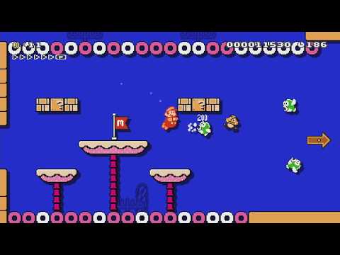 Cheep-Cheeps Lagunenland by Fabian - Super Mario Maker - No Commentary 1bn