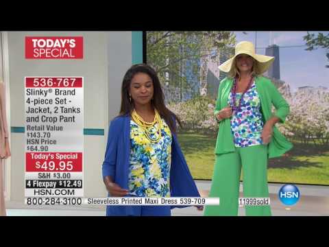 HSN | HSN Today: Slinky Brand Fashions Anniversary 05.10.2017 - 08 AM