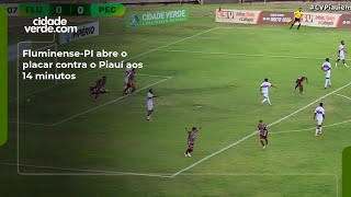 Fluminense-PI abre o placar contra o Piauí aos 14 minutos