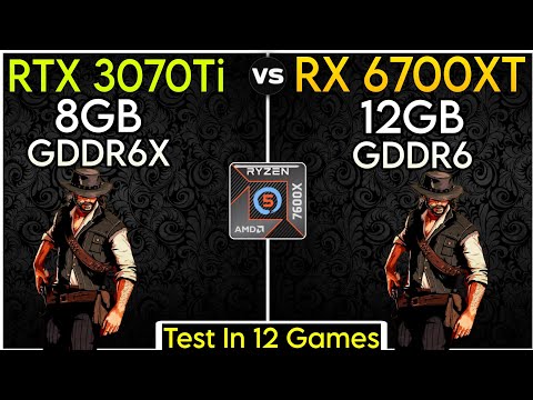 RTX 3070 Ti vs RX 6700 XT - Test In 12 Games - Battle Of Two Giants !