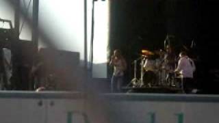 Kristy Lee Cook singing Baby Believe at the fairgrounds in Helena, Montana