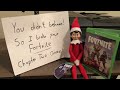 Elf On The Shelf Breaks Kid S Fortnite Chapter Two Game And Leaves A Be Good Note Original