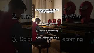 Spider-Man Theme Songs Ranked! #spiderman #marvel