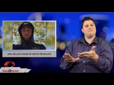 Mac Miller cause of death revealed (ASL - 11.5.18)