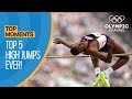 The Highest Ever Olympic High Jumps! | Top Moments