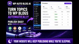 WP Auto Blog AI – Automated WordPress Blogging | Introduction & Demo