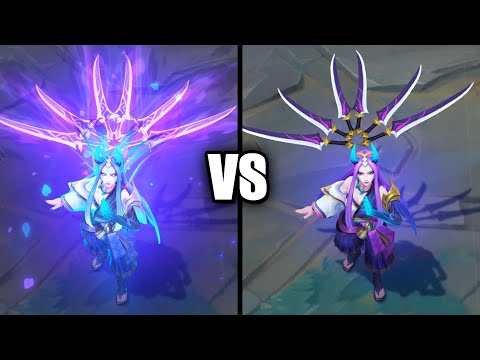 Updated Spirit Blossom Irelia New vs Old Comparison (League of Legends)