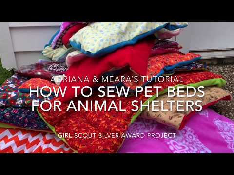 How To Sew Pet Beds For Animal Shelters