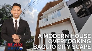 Property Tour #60: A Small Modern House for Sale In Baguio Overlooking Baguio City Mountainscape