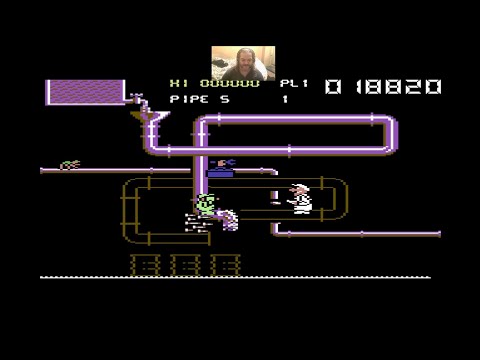 Lukozer Retro Game Review 599 - Super Pipeline 2 - Commodore 64