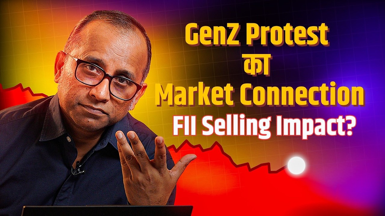GenZ  Protest से FII Selling का क्या Connection है? #bulltrack