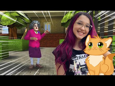 PEGAMOS o GATO da PROFESSORA ASSUSTADORA !! ELA FICOU muito BRAVA (Scary Teacher) | Luluca Games