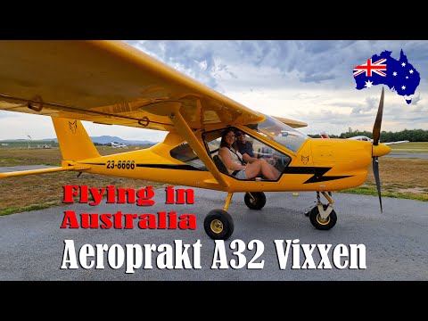 #50 AUSTRALIA: Aeroprakt A32 Vixxen flight. Insight in flying in Australia including preflight check