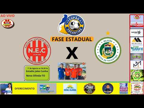 🔥 AO VIVO | Nacional Vs Axixa⚽ Copao Tocantins 2026 | AMORIM TV