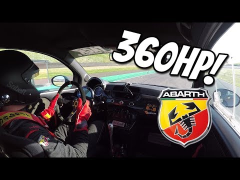 OnBoard 360HP Abarth 695 Biposto GEARBOX FAIL! - Time Attack at Mugello Circuit!