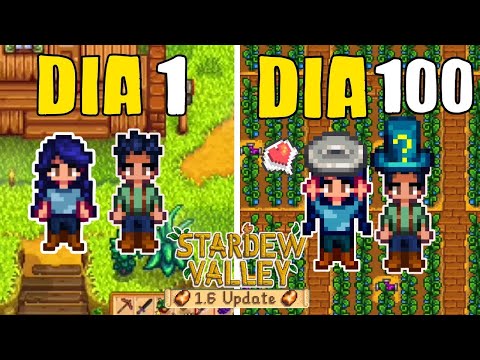 PASSEI 100 DIAS NO STARDEW VALLEY EM DUPLA - O FILME
