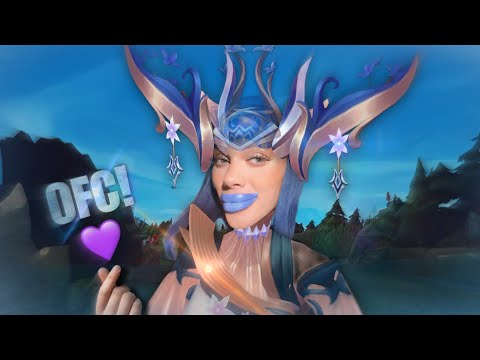 🧊 Can Lissandra solo the enemy team with ONLY HER AURA? 🤔😍 OFC! 💜