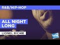 All Night Long in the Style of "Lionel Richie" with ...