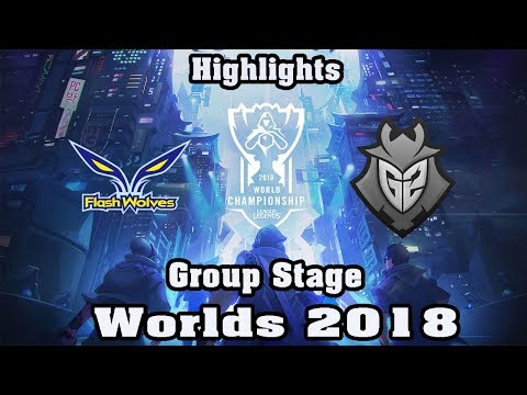 FW vs G2 TIE BREAKER Highlights  Worlds 2018 Group A Day 6  Flash Wolves vs G2 Esports