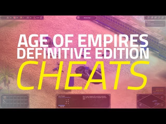 All Age Of Empires Definitive Edition Cheat Codes In One Place Ndtv Gadgets 360