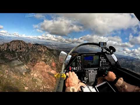 SubSonex JSX-2 Microjet landing, in cockpit footage