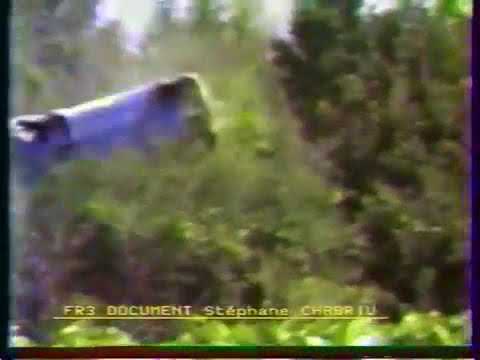 crash accident Ari Vatanen Terry Harryman Tour de Corse 1985 205 t16