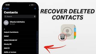 How To Recover Deleted Contacts On iPhone!