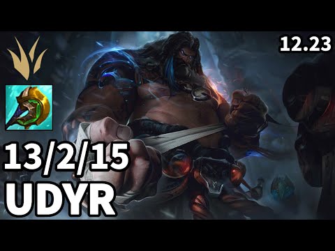 Udyr Jungle vs Olaf - EUW Master | Patch 12.23