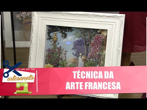 Aprenda a técnica da arte francesa com artista plástica Susan Mason - 17/02/20