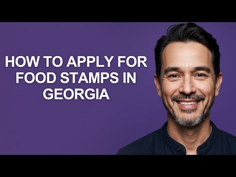 How To Apply For Food Stamps In Georgia - KevinHowTo