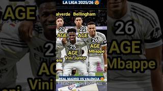 Download lagu Real Madrid 4 - 0 Valencia Won The Match In La Liga 2025/26 😱 | Real Madrid Football Players Age 🔥 mp3