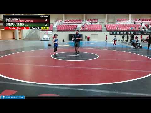 67-71 Lbs Round 5 - Holden Pierce, Team Atlas North Wrestling Vs Jack Simon, Smoky Mountain Youth