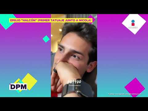 ¡Emilio 'Halcón' se hace su primer tatuaje junto a Nicola Porcella!