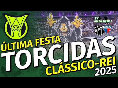 Festa das Torcidas no Último Clássico-Rei de 2025! | Ceará 1 X 1 Fortaleza | TV ARTILHEIRO