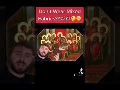 Don’t Wear Mixed Fabrics?