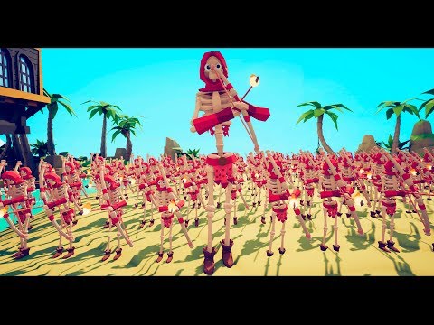 TABS 100 SKELETON ARCHERS VS 100 Unit Ep.2!