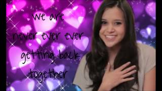Megan Nicole- We Are Never Ever Getting Back Together lyrics (Cover)