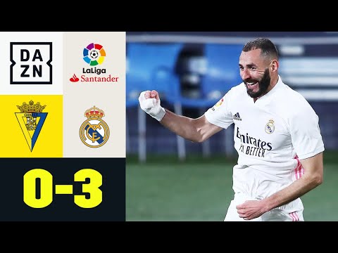 Klarer Auswärtssieg! Real vorübergehend an der Spitze: Cadiz - Real Madrid 0:3 | LaLiga | DAZN