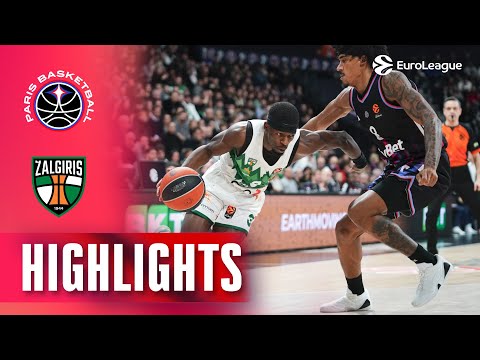 Wild Fourth. Nail-Biting FINISH | Paris - Zalgiris | R15 BASKETBALL HIGHLIGHTS 2025-26