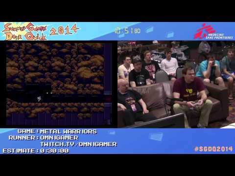 Metal Warriors by Omnigamer in 22:31 - SGDQ2014 - Part 18
