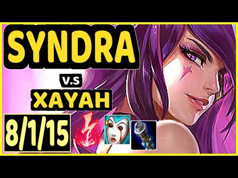 NEON (SYNDRA) vs XAYAH - 8/1/15 KDA BOTTOM ADC CHALLENGER GAMEPLAY - EUW