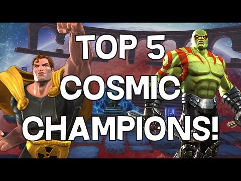 Top 5 Cosmic Champions! - Patch 12.0 - Marvel Contest Of Champions