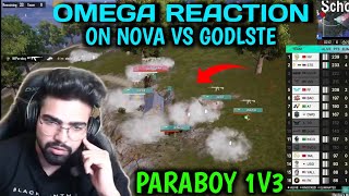 Team Nova Wiped Godlste in Second 🥵 Omega Reaction| Paraboy 1v3