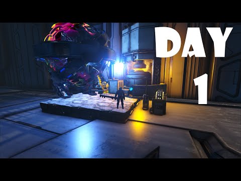 Claiming an Insane Custom Cave Day 1! - Ark PVP