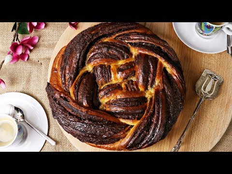 Saftiger Hefezopf mit Schokolade und Nüssen - Chocolate Babka recipe - Challah recipe