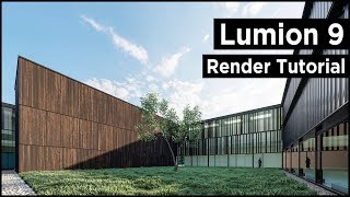Lumion 9 Modern Architecture Rendering (Best Tutor