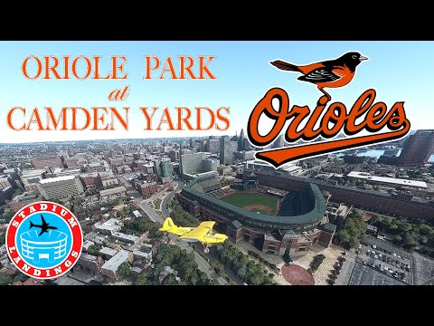 Oriole Park at Camden Yards - Microsoft Flight Simulator STADIUM LANDING!